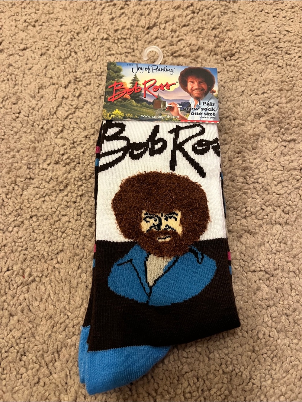 Bob Ross Socks